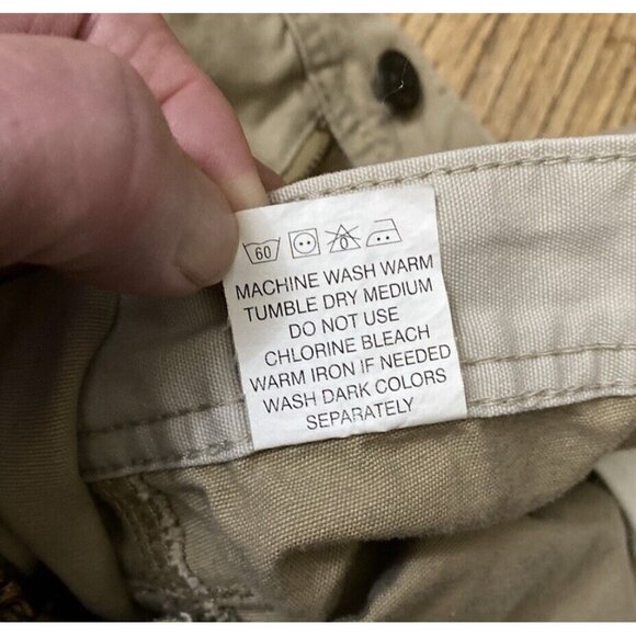 Lakin Mckey Mens Cargo Shorts Sz 40-42 Egyptian Cotton Canvas READ - Picture 6 of 12